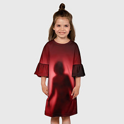 Платье клеш для девочки Horror stories, цвет: 3D-принт — фото 2