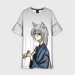 Детское платье Томоэ и птичка