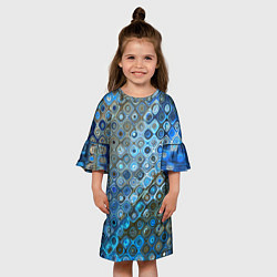 Платье клеш для девочки Модный паттерн, цвет: 3D-принт — фото 2