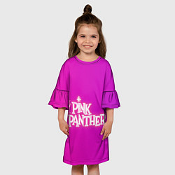 Платье клеш для девочки Pink panther, цвет: 3D-принт — фото 2