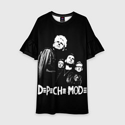 Платье клеш для девочки Depeche Mode Violator, цвет: 3D-принт