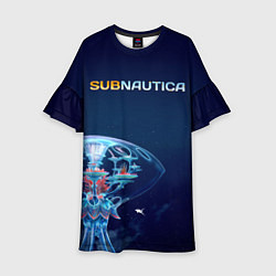 Детское платье Subnautica подводный город