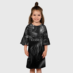 Платье клеш для девочки Куччи, цвет: 3D-принт — фото 2