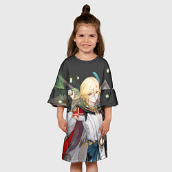 Платье клеш для девочки Kaveh Genshin Impact, цвет: 3D-принт — фото 2