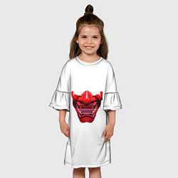 Платье клеш для девочки Путь, цвет: 3D-принт — фото 2