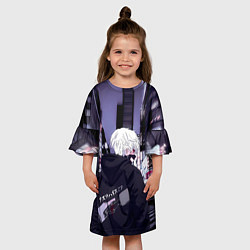 Платье клеш для девочки Kaneki Ken, цвет: 3D-принт — фото 2