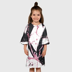 Платье клеш для девочки XO, цвет: 3D-принт — фото 2