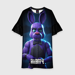 Платье клеш для девочки Five Nights at Freddys Bonnie, цвет: 3D-принт