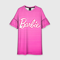 Платье клеш для девочки Барби - Фильм, цвет: 3D-принт