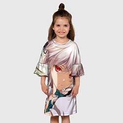 Платье клеш для девочки Touhou Project Sakuya Izayoi, цвет: 3D-принт — фото 2