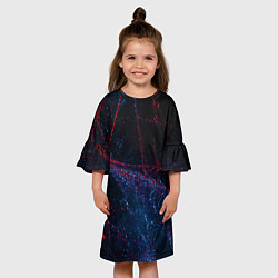 Платье клеш для девочки В случае крайней необходимости станцуй брейк данс, цвет: 3D-принт — фото 2
