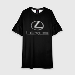 Платье клеш для девочки Lexus brend sport, цвет: 3D-принт