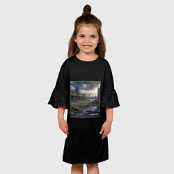 Платье клеш для девочки Apocalypse, цвет: 3D-принт — фото 2