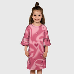 Платье клеш для девочки Гармоничное чувство, цвет: 3D-принт — фото 2