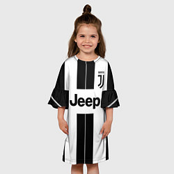 Платье клеш для девочки Juventus collection, цвет: 3D-принт — фото 2