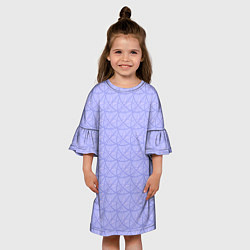 Платье клеш для девочки Звёздные дуги, цвет: 3D-принт — фото 2