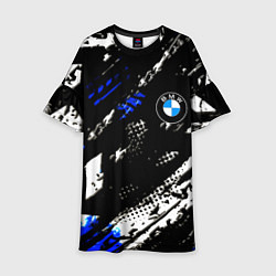 Детское платье BMW stripes color auto sport