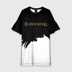 Платье клеш для девочки Elden ring gold, цвет: 3D-принт