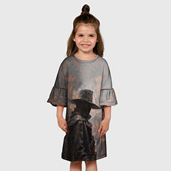 Платье клеш для девочки Охотник на ведьм, цвет: 3D-принт — фото 2