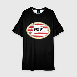 Платье клеш для девочки PSV fc club, цвет: 3D-принт