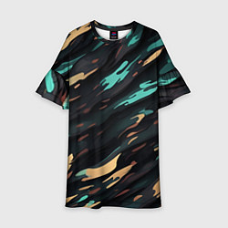 Детское платье Акватический поток