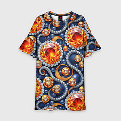 Детское платье Ювелирные украшение с золотом и бриллиантом паттер