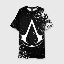 Детское платье White logo of assasin