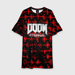 Платье клеш для девочки Doom x Farcry, цвет: 3D-принт