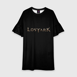 Платье клеш для девочки Lostark, цвет: 3D-принт