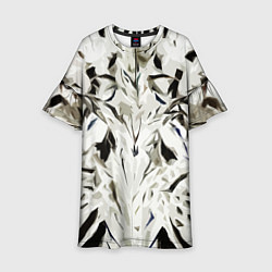 Детское платье Black and white abstraction