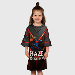 Платье клеш для девочки Deadlock Haze Мгла, цвет: 3D-принт — фото 2