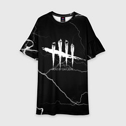 Платье клеш для девочки Dead by Daylight storm, цвет: 3D-принт