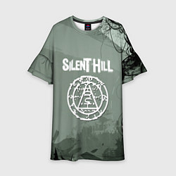 Платье клеш для девочки Silent hill тёмная материя, цвет: 3D-принт