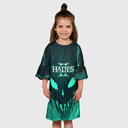 Платье клеш для девочки По мотивам игры Hades 2, цвет: 3D-принт — фото 2