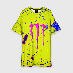 Детское платье Monster energy краски