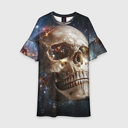 Детское платье Череп - космос