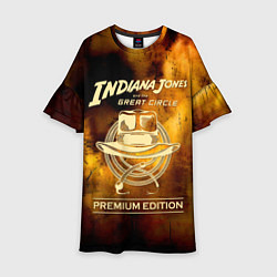 Платье клеш для девочки Indiana Jones and the Great Circle, цвет: 3D-принт