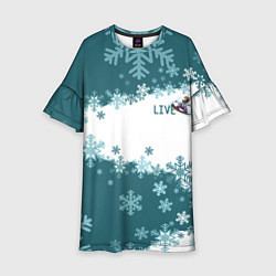 Детское платье Сноуборд это жизнь