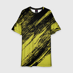 Детское платье The color is black and yellow