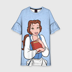 Платье клеш для девочки Beautiful Belle - big pictures, цвет: 3D-принт