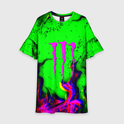 Детское платье Monster Energy flame