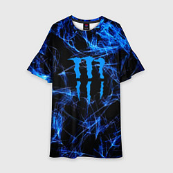 Детское платье Monster energy искры дымы