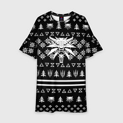 Детское платье Ведьмак паттерн текстура