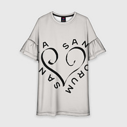 Платье клеш для девочки Святая святых, цвет: 3D-принт