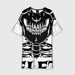 Детское платье Skeleton череп