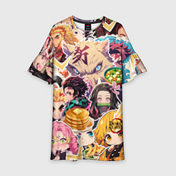 Детское платье Demon Slayer Blade Favorite Food