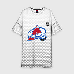 Детское платье Колорадо Эвеланш - белый геометрический градиент