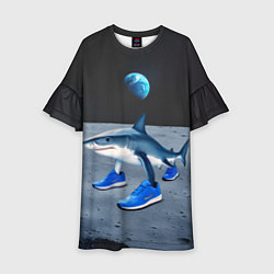 Детское платье Акула мем, тралалеро тралала