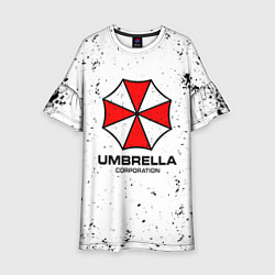 Детское платье Umbrella - white dirt