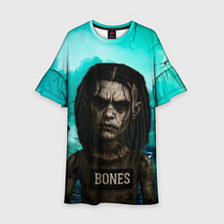 Детское платье Bones в стиле хоррор куклы